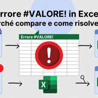 Errore #VALORE Excel: perché compare e come risolverlo subito