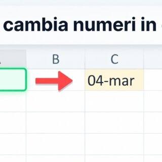 Excel cambia numeri in data: come risolvere questo problema in pochi secondi