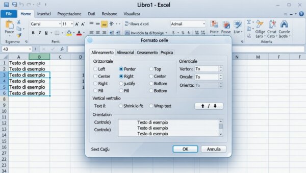 excel menu formato celle