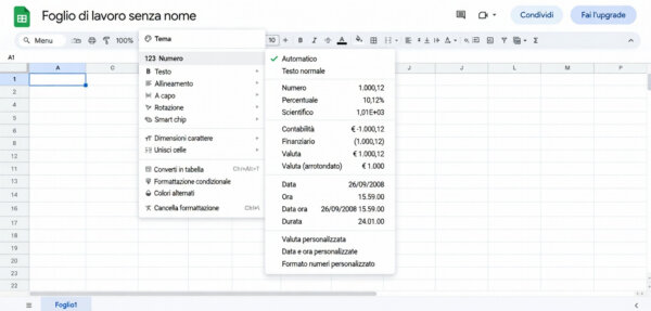 formato Testo excel
